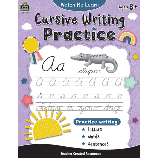 Teacher Created Resources Watch Me Learn - Cursive Writing Practice TCR8405